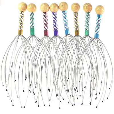 China Comfortable Healthy Octopus Massage Tool Stainless Steel Body Scalp Head Scalp Massager for sale