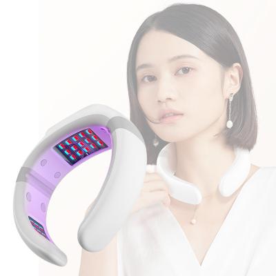 China physiotherapy hot sale massage electric therapy red and blue light instrument for shoulder and neck health care ZKM-HLG-1 for sale