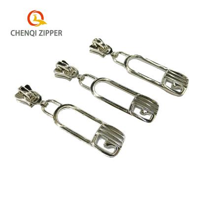 China Nickel Free Custom Zipper Puller Slider Plastic Zipper Puller Manufacturer For Clothing for sale