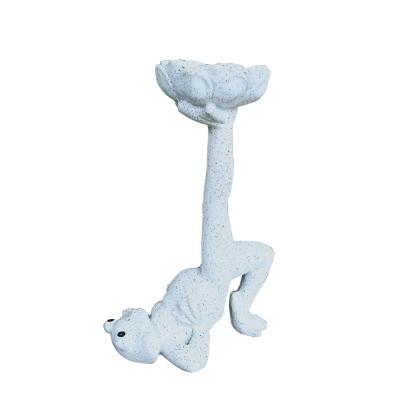 China China Hot Selling Customized Handmade Resin Yoga Frog Statue for sale