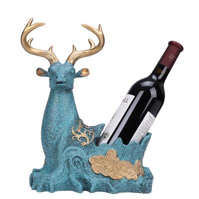 China China main victory rack deer ornament showcase for living room,win rack bottle holer for sale