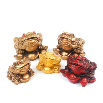 China China Resin Feng Chinese Lucky Money Frog,Three Legged Frog For Sale for sale