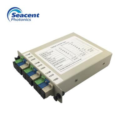 Chine Perte par insertion 1550 optique du multiplexeur CWDM Mux Demux 1310 de fibre basse à vendre