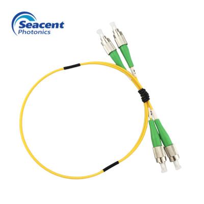 China APC Polish FC FC Patch Cord , Duplex Single Mode Fiber Jumpers MM62.5/125 OM1 for sale