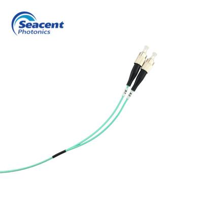 China 0.9MM 2MM 3MM Fiber Optical Patch Pigtail , ST Fiber Pigtail Multimode Duplex for sale