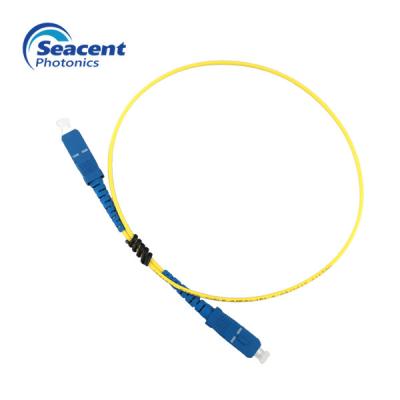 China Single Mode Simplex /SC/UPC 0.3 dB Fiber Optic Jumper for sale