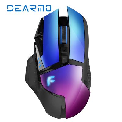 China DEARMO F35 Game Lighting 1.0 Wireless And Wired Dual Mode Gaming Mouse For PC Game RGB Mouse Compute 10 Buttons for sale