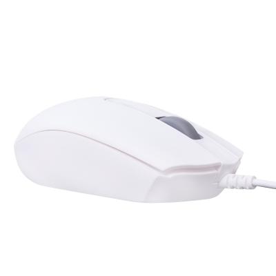 China Ergonomic Design DEARMO M180 New Product Computer Desk Lightweight White Wired Mouse For Office for sale