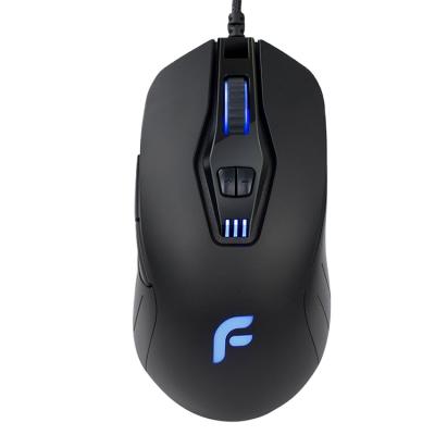 China Competitive Price Gaming DEARMO F18S Professional Both Hands RGB Wired Gaming Mouse for sale