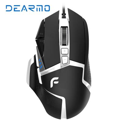 China Factory Price Game DEARMO F35 China Custom Logo Rgb Wired Gaming Mouse For Gamer for sale