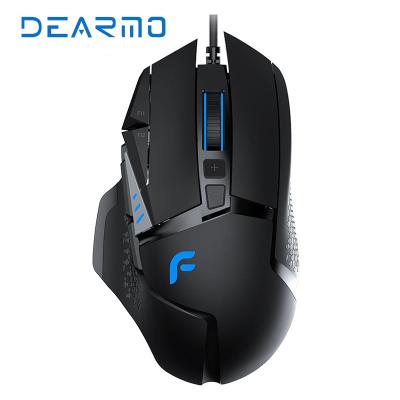 China DEARMO F35 Gaming Bulk Price RGB High Quality Waterproof Dustproof Usb Wired Gaming Mouse for sale