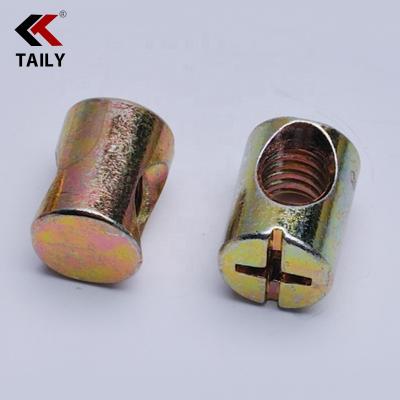 China Heavy Industry Furniture Cross Hammer Barrel Nut Furniture Finger Head Nuts for sale