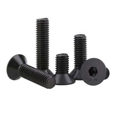 China Matte Black Oxide Cap Screw Grade Hex Head Head Socket Countersunk Cap Screws 12.9 M24x150 Mm for sale