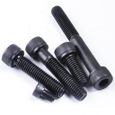 China DIN912 SCM435 Alloy Steel Round Black Metric Grade 12.9 M5 M6 Cap Head Bolts With Wholesale Price for sale