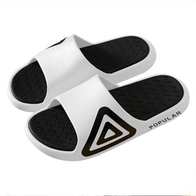 China Solid Color Men's Lightweight Slippers Thick Unique Slippers Unisex Massage Slip Non Slip Indoor Outdoor Slippers for sale