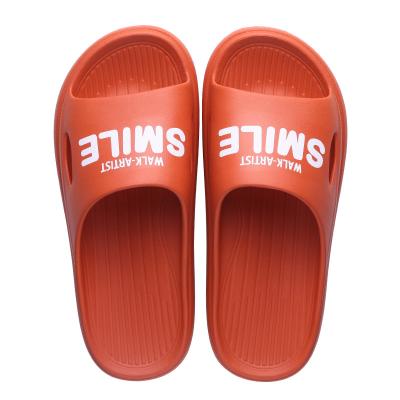 China CUSHIONING 2021 new EVA cushioning chick-unique couple slippers for women to wear summer flip flops home shoes wholesale for sale