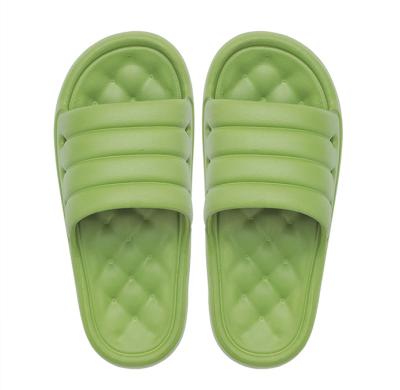 China CUSHIONING CUSHIONING Sofa Slippers Men And Women Super Thick Summer Biscuit Sandals Couple Soft And Comfortable Bread Slippers for sale