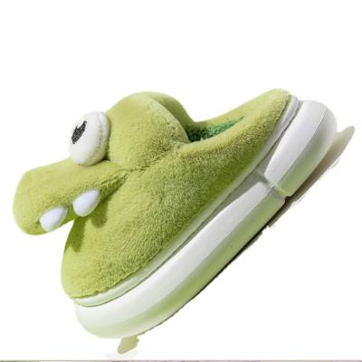 China Cartoon Indoor Children's Cotton Slippers Winter Warm Cute Light Weight Household Cotton Shoes Female for sale