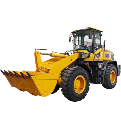 China Building Material Shops 2.5 Ton Wheel Loader With Hydraulic Transmission for sale