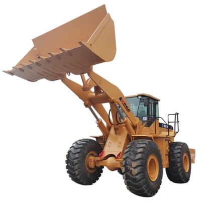 China 4X4 Auto Construction Material Shops Articulated 6ton Wheel Loader With Various Attachments for sale