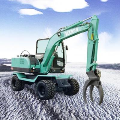 China Building material stores price of a new Mini Excavator 6 Ton Wheel Excavator With Good quality for sale