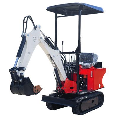 China Building Material Shops 800KG Small Farm Mini Excavator Digger Machine For Garden for sale