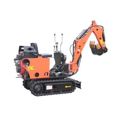 China Construction Material Stores China 0.8 Ton Small Digger Mini Excavator With Rubber Track for sale