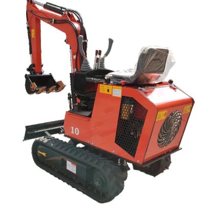 China Building Material Shop 1 Ton Mini Crawler Excavator Digger For Garden for sale