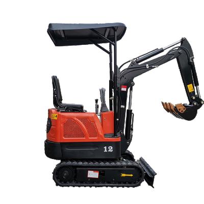 China Construction Material Shops Cheap 1.2T Mini Excavator With 360 Degree Rotation for sale