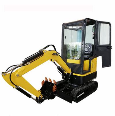 China Construction Material Shops Small Cheap New 1.5T Mini Excavator Digger Price With Closed Cabin For Sale for sale