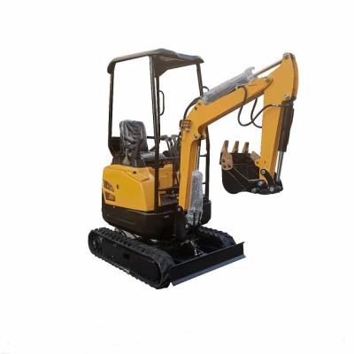 China Building Material Shop 2 Ton China New Design Small Hydraulic Rubber Track Mini Digger And Bagger Bucket Excavator for sale