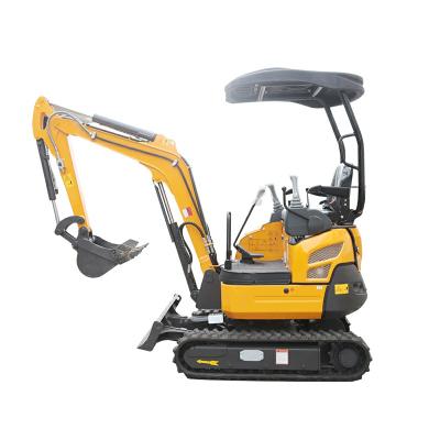 China Building Material Stores Hot-selling 2 Ton Hydraulic Rubber Crawler Small Construction Excavator for sale