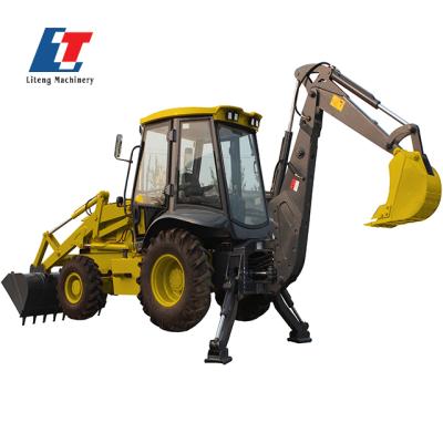 China Building material stores 7ton backhoe loader with ISO TUV, 0.3/1.0 CE bucket with price for sale hot sale for sale