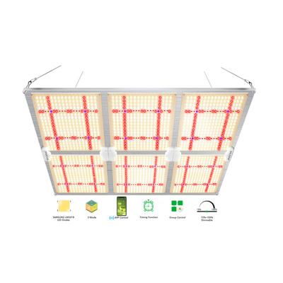 China Dimable High ppfd High Quality Stock In USA SYLSTAR Farmer LED Board 600w Full Spectrum LM301b Series LED Panel Grow Light For Factory for sale