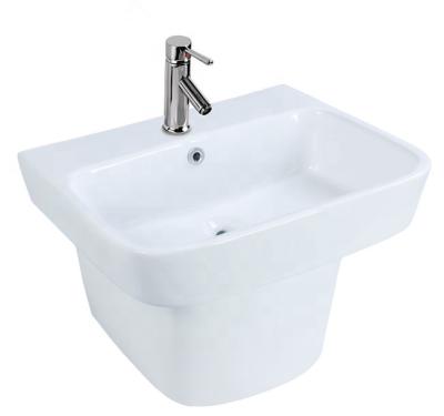 China Chaozhou Modern Toilet Wall Hung Half Pedestal Hand Wash Basin Sink Ceramic Lavobo Toilet for sale