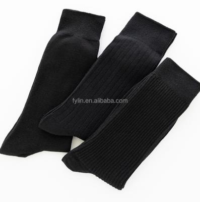 China High Quality Custom Made Luxury Mens Business Socks Cotton Rib Crew Socks QUICK DRY for sale