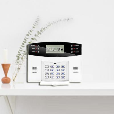 China Intelligent Manual Wire Wireless Combined GSM Home Security Alarm System from China for sale