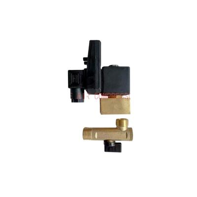 China High quality hotels electric drain valve for screw air compressor 24V 230V 110V for sale