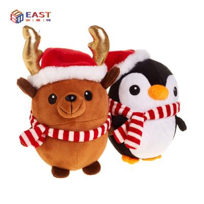 China Cute Fun Christmas Deer Plush For Kids Christmas Stuffed Reindeer Toys Free Sample Stuffed Reindeer Elks Reindeer Toys for sale