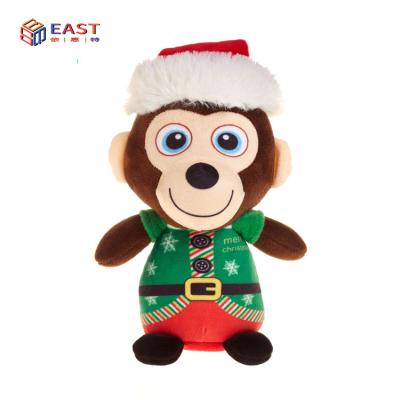 China Cute Fun Stuffed Animal Senior Christmas Stocking Plush Christmas Toy/Christmas Animal Stuffed Toy/Plush Animal Christmas Toy for sale