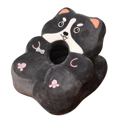 China Fun Cartoon Nap Pillow Summer Classroom Nap Office Artifact Cute Double-Sided Expression Ice Silk Breathable Pillow for sale