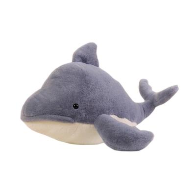 China Gray Cute Fun Shark Plush Toy Manufacturers Customize Cute Sea Animal Dolphin, Black And White Killer Whale for sale