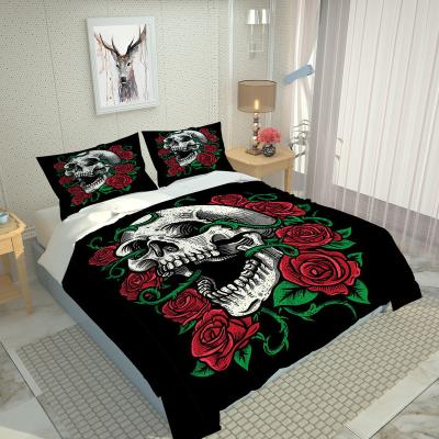 China Brillmax Hot Sale 202140 Nondisposable 3d Cotton Bedding Sets High Quality Soft Pillowcase Sheet Quilt Cover Reactive Printed Bedding for sale