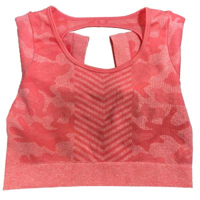 China 2021 Hot Selling Breathable Breathable Cakes Plus Size Seamless Workouts Knit Yoga Top for sale