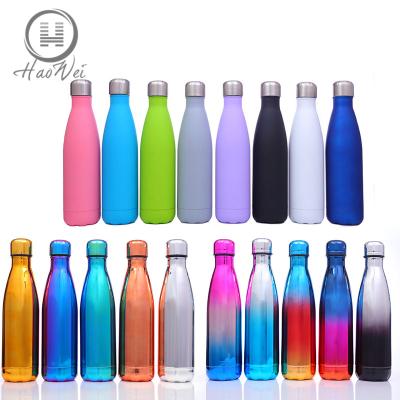 China Heat Insulation Stainless Steel Cola Bottle Bowling Sports Durable Multicolor Outdoor Water Bottle for sale