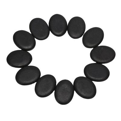 China Hot Body Massage Stone for Lava Natural Stones Energy Spa Rock Basalt Hot Stones Spa Safety Massage for sale