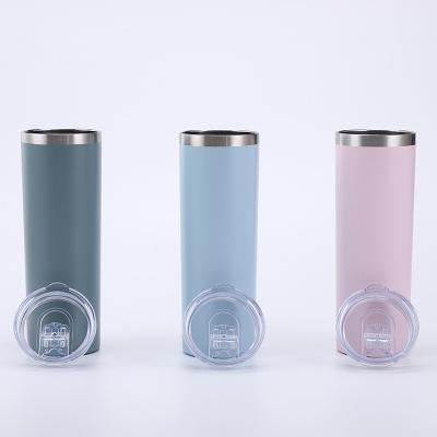 China Wholesale Sustainable 20 oz Stainless Steel Tumbler With Lids Coffee Upright Water Cups For Car for sale