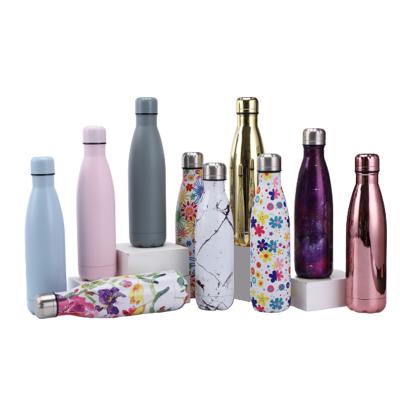 China PORTABLE Custom Tumbler Stainless Steel Cup Double Wall Vacuum Insulated Water Bottles for sale