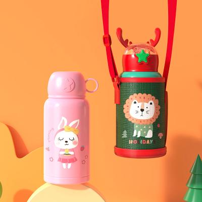 China PORTABLE 500ml Kids Travel Double Wall Vacuum Cup Insulated Water Bottles for sale