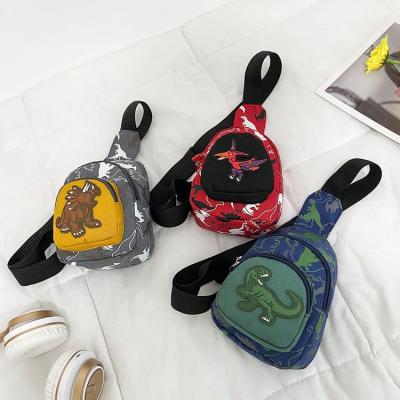 China Wholesale Fashion Toddler Kids Cartoon Shoulder Bag Cute Chest Bag Cute Cartoon Dinosaur Messenger Bag Boy Coin Purses and Purses for sale